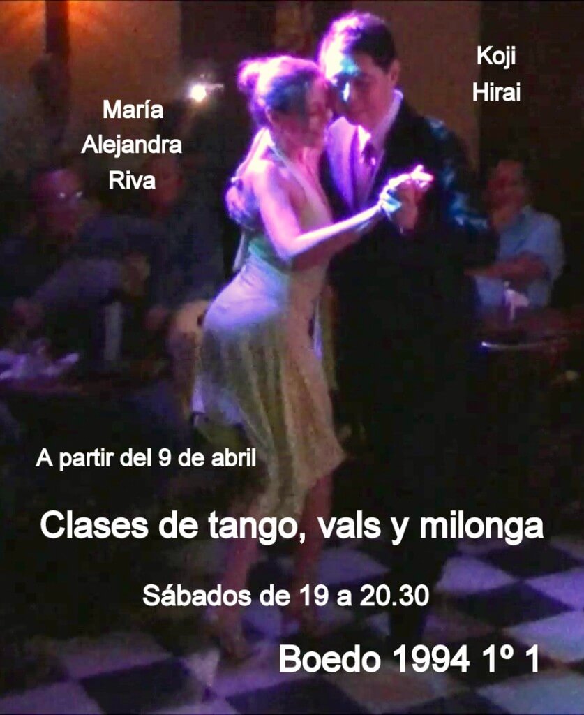 María Alejandra Riva clases grupales de tango