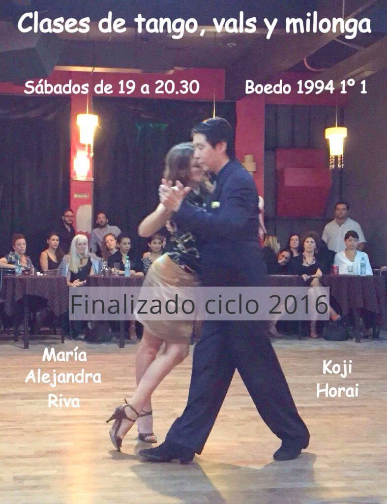 María Alejandra Riva clases grupales de tango