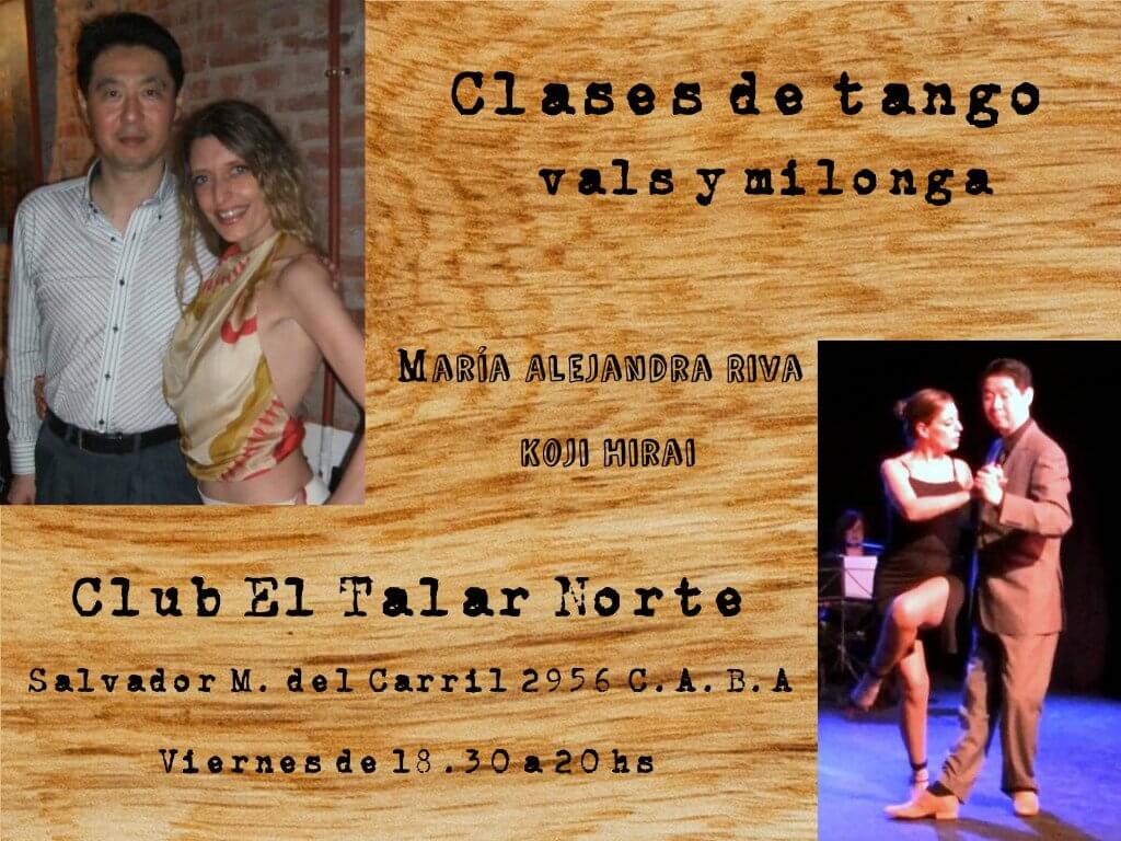 María Alejandra Riva clases grupales de tango